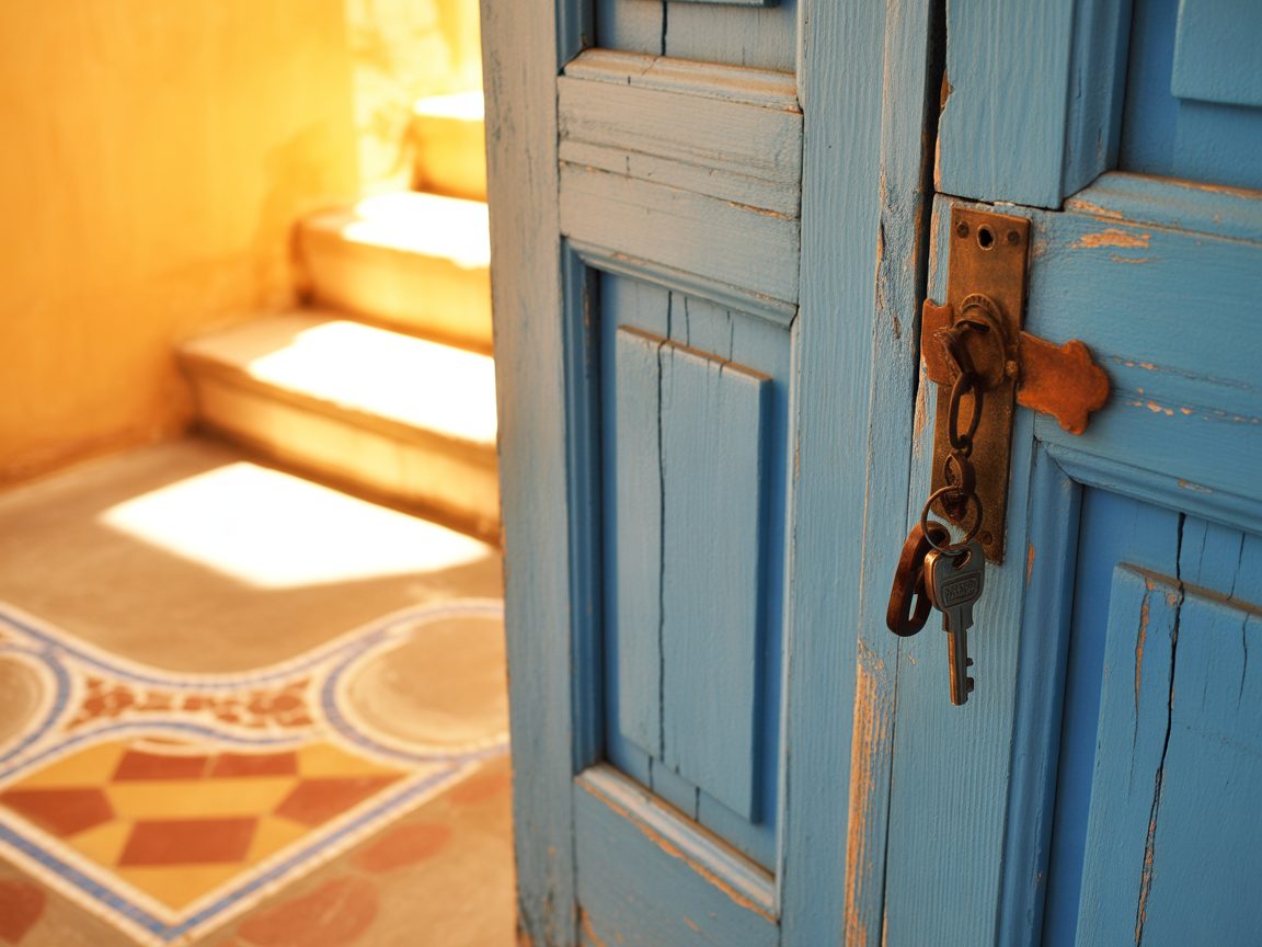 Estia editorial photograph — property care across Greece